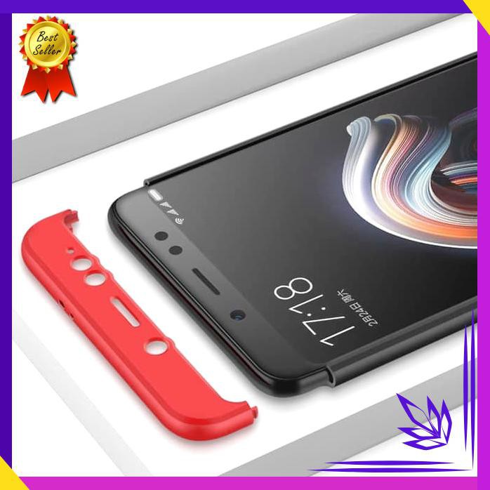 【ACC HP】 CASE XIOAMI REDMI 5 PLUS HARDCASE ORI GKK 360 FULL HITAM LIST BIRU