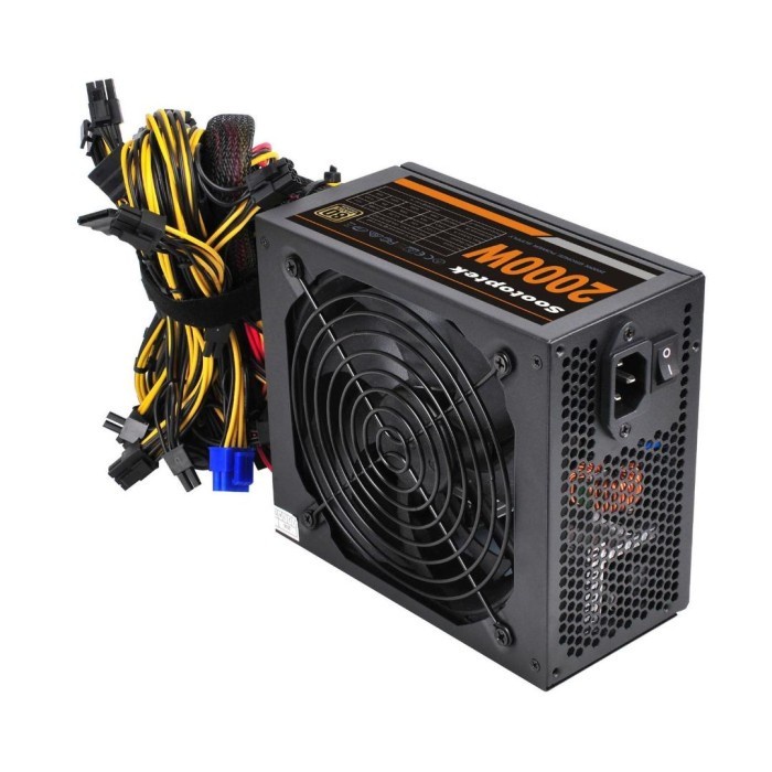 PSU 2000 WATT MURNI 100% SOOTOPTEK POWER SUPPLY MINING CRYPTO COIN