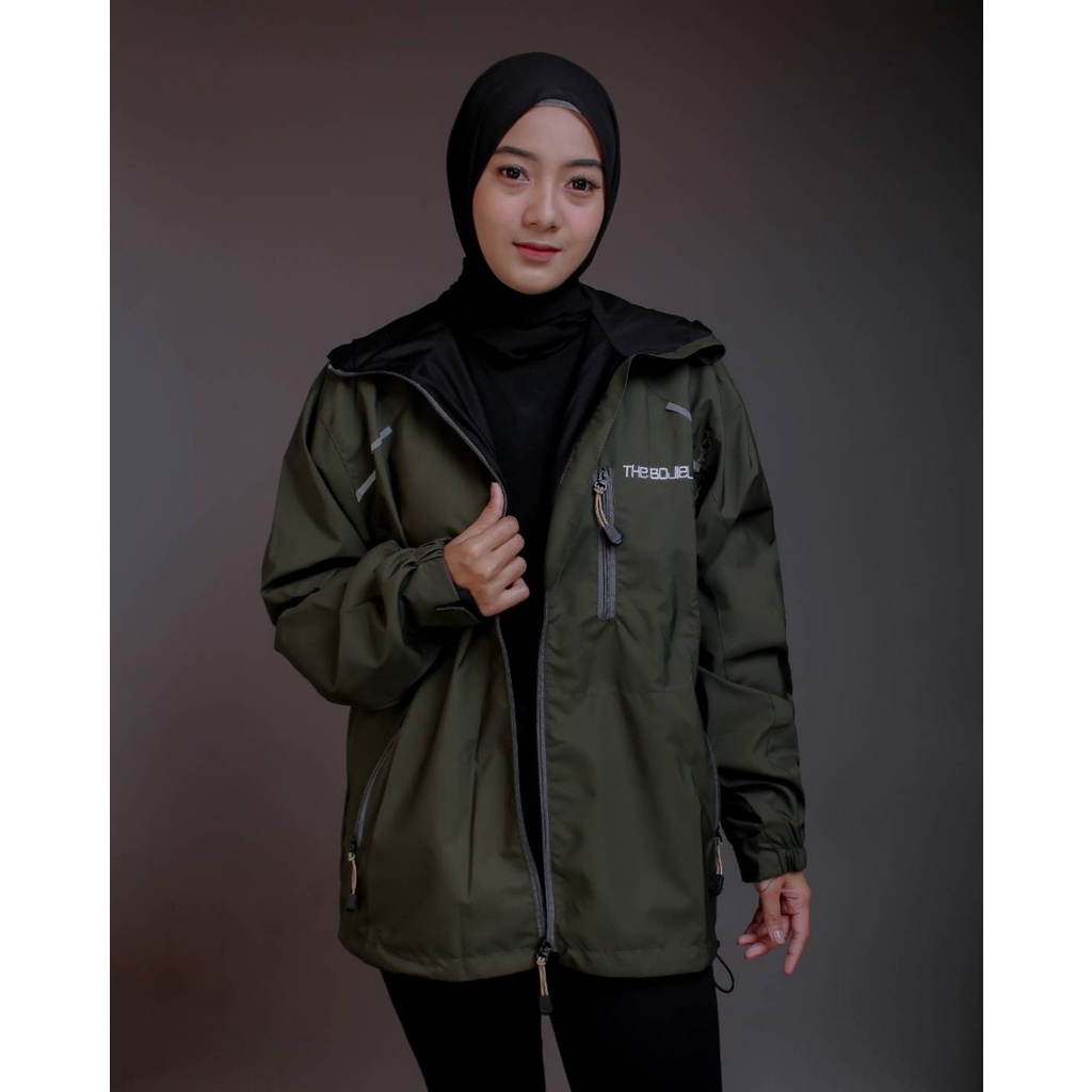 JAKET OUTDOOR PRIA WANITA WATERPROOF MODEL CHEST ORIGINAL THE BOJIEL / JAKET PARASUT WANITA TERBARU / JAKET PARASUT DISTRO 2024