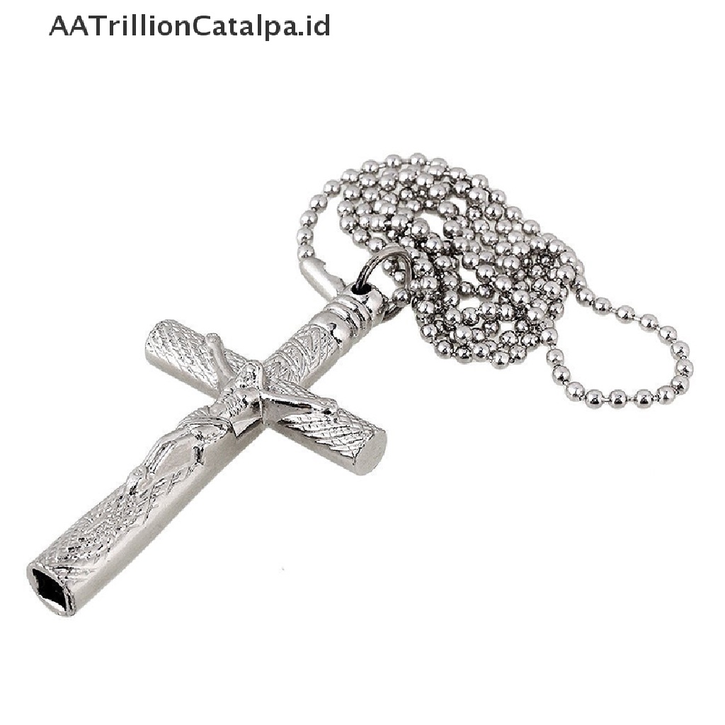 Aa Kunci Pas Bentuk Salib Yesus Trillioncatalpa 6mm Bahan Metal Dengan Rantai Kalung