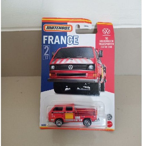 90 Volkswagen Transporter Crew Cab Matchbox France