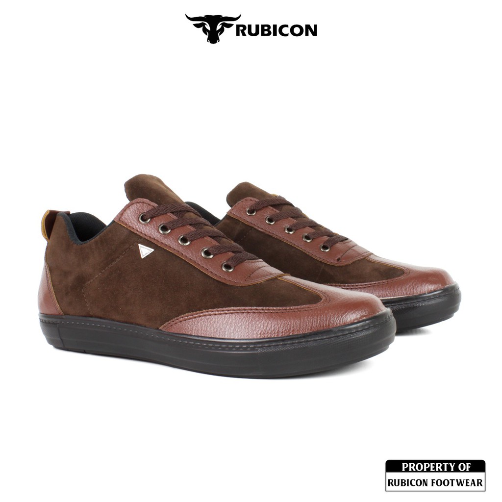 SEPATU PRIA CASUAL SEPATU LEBARAN PRIA SANTAI TALI RUBICON CLASSY HITAM