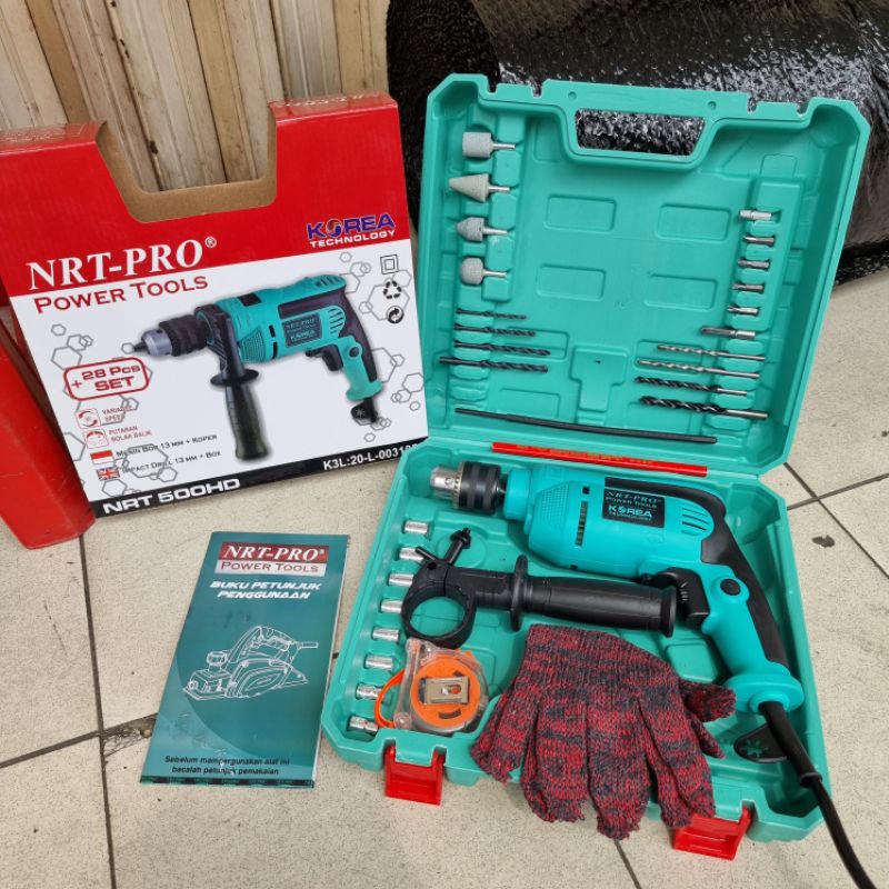 NRT-PRO 500 HD MESIN BOR BETON 13 MM / MESIN BOR LISTRIK 13MM NRT PRO