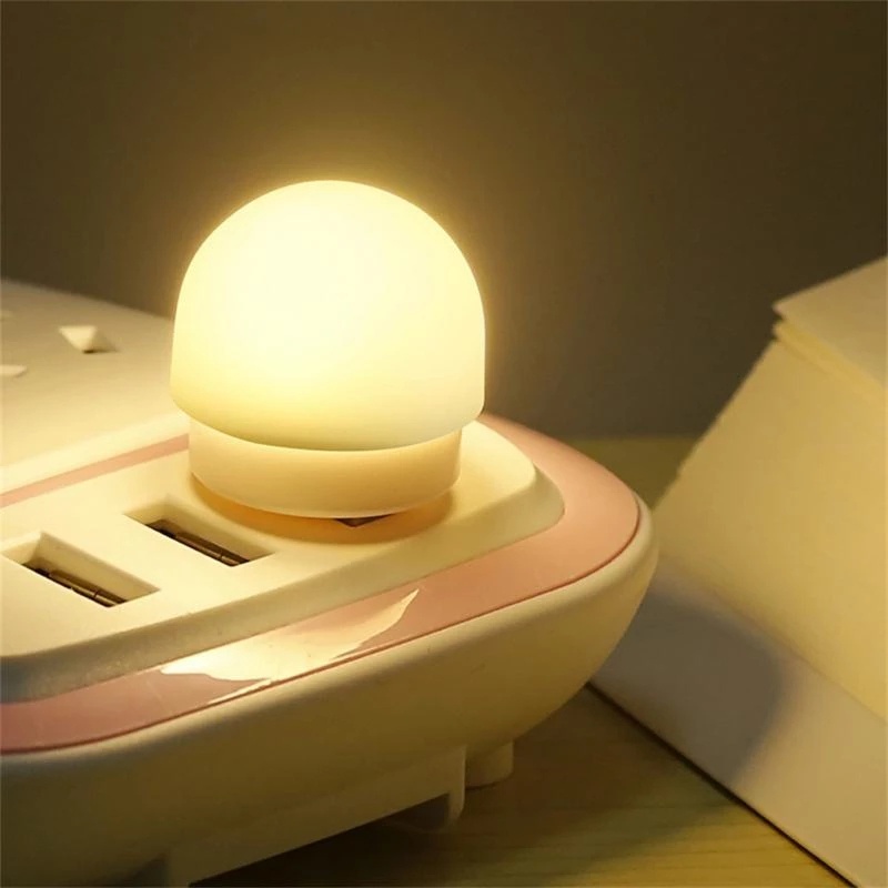 Lampu Baca LED Mini Portable Multifungsi Power Charging USB Proteksi Mata