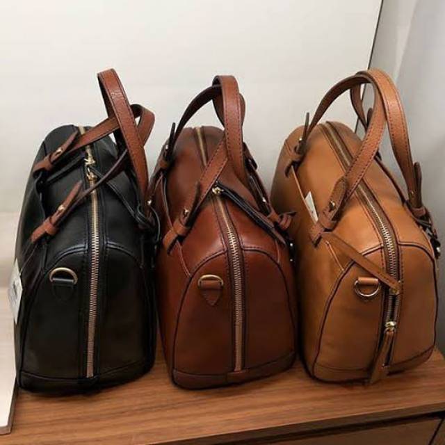Tas Wanita Fossil Rachel Satchel Brown