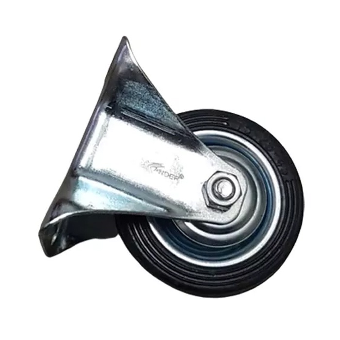 Roda Trolley 4 inch / Xander Roda Troli / Gerobak / Etalase / Roda Karet Hitam
