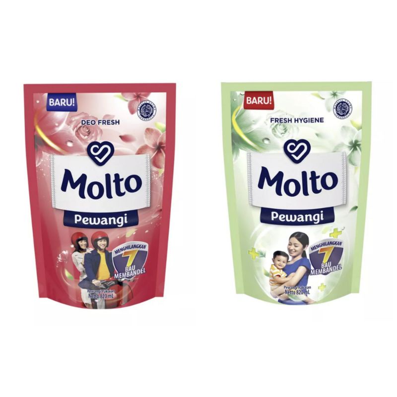 MOLTO Pewangi Deo Fresh/Fresh Hygiene 820ml