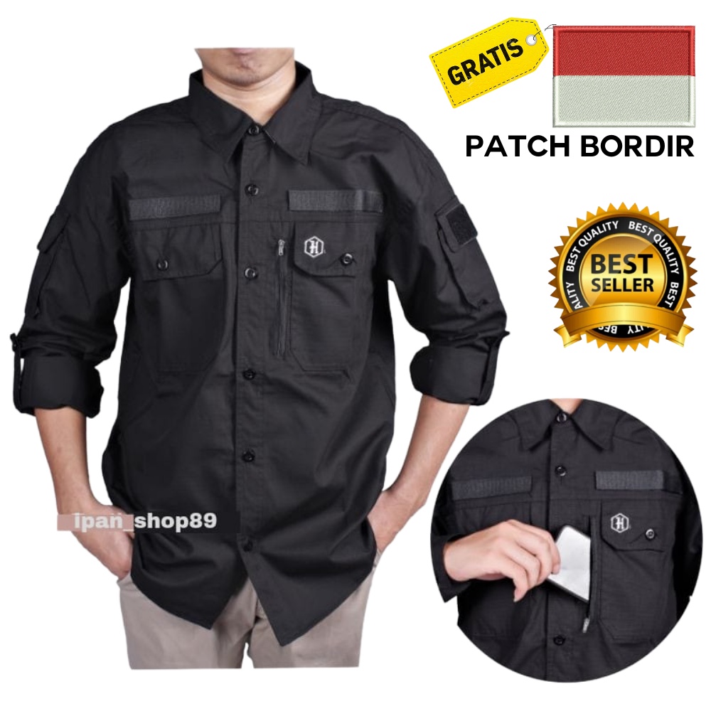 GRATIS PATCH BENDERA KEMEJA LAPANGAN HEXAGON