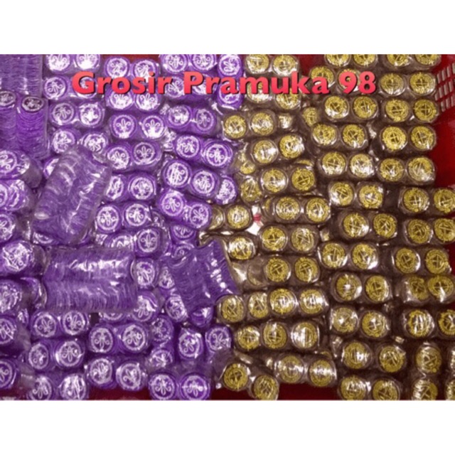 Bordir kitri/ wosm/ boyscout per 100pcs