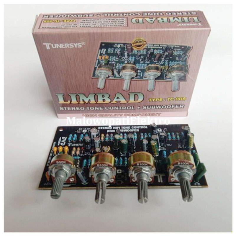 Kit Tone Control plus subwoofer Stereo LIMBAD Tunersys TC 008