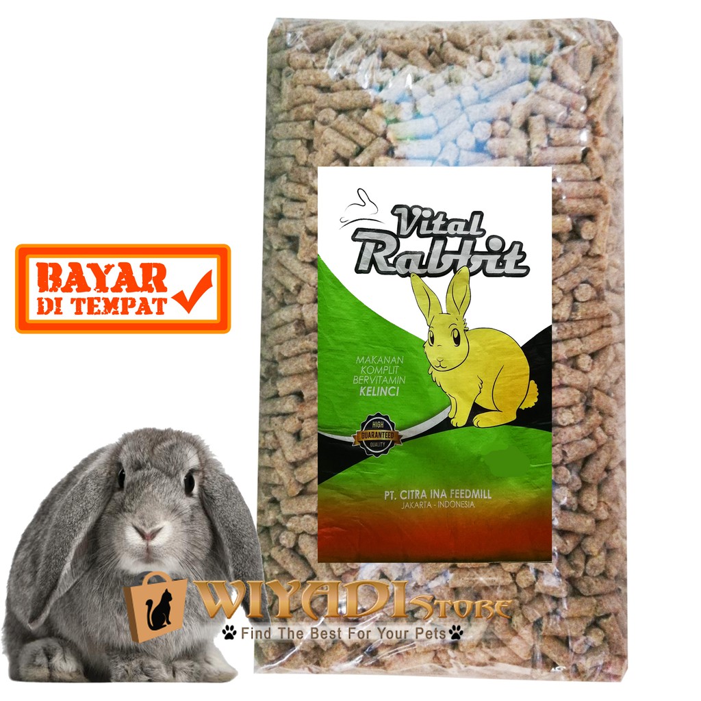 Pelet Makanan Kelinci Hamster Rabbit Food 1kg