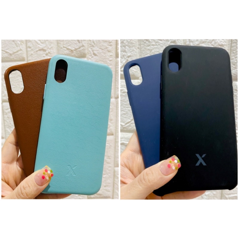 LEATHER CASE IPHONE X XS MAX XR SILICONE CASE IPHONE PREMIUM DOVE