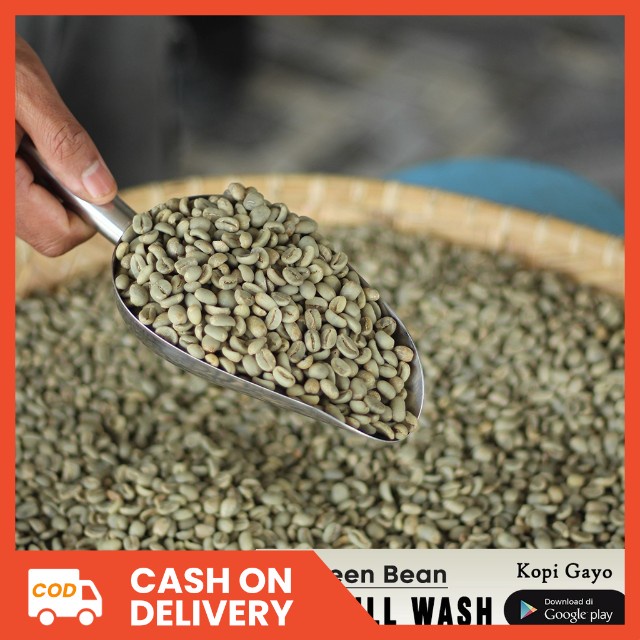 

Kopi Aceh Gayo Full Wash Process 1Kg - Green Bean Biji Kopi Mentah - AZA Coffee and Roastery