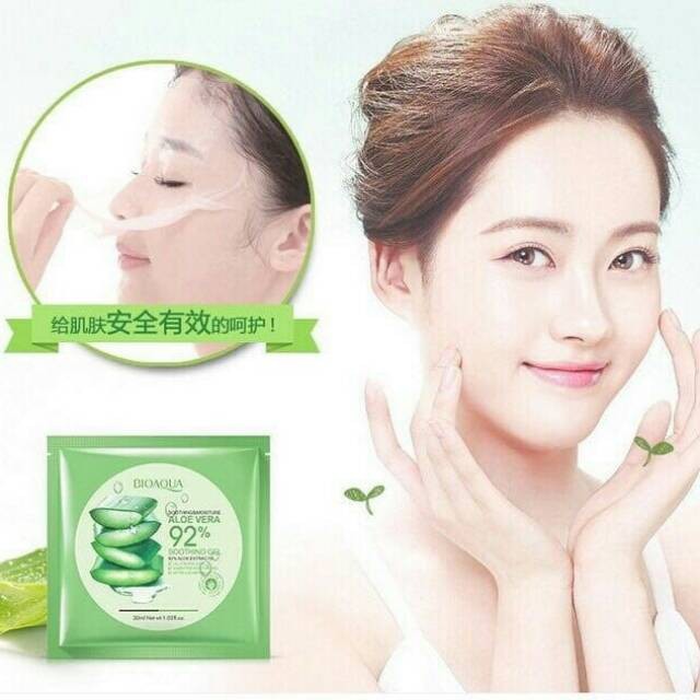 Masker Aloe Vera Masker Lidah Buaya Masker Tisu Masker Tissue Masker Korea Masker Wajah