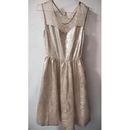 DRESS GOLD SEXY DRESS PESTA DRESS PARTY GOLD DRESS MINI GOLD