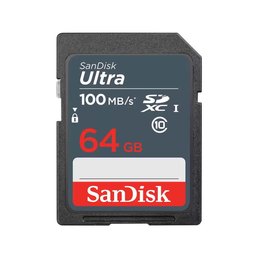 SD Card SanDisk Ultra SDXC 64GB 100MB/s (SDSDUNR-064G-GN3IN)