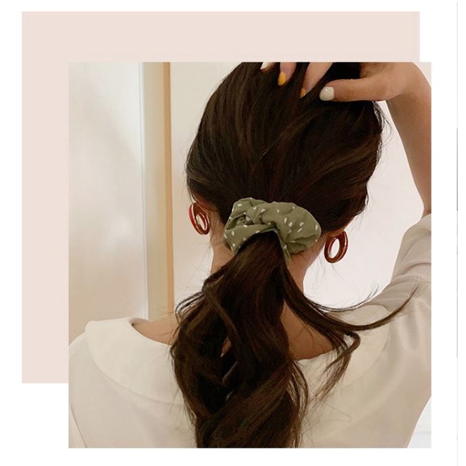 Ikat Rambut Wanita - Scrunchies Aksesoris Rambut Wanita COD GRATIS ONGKIR