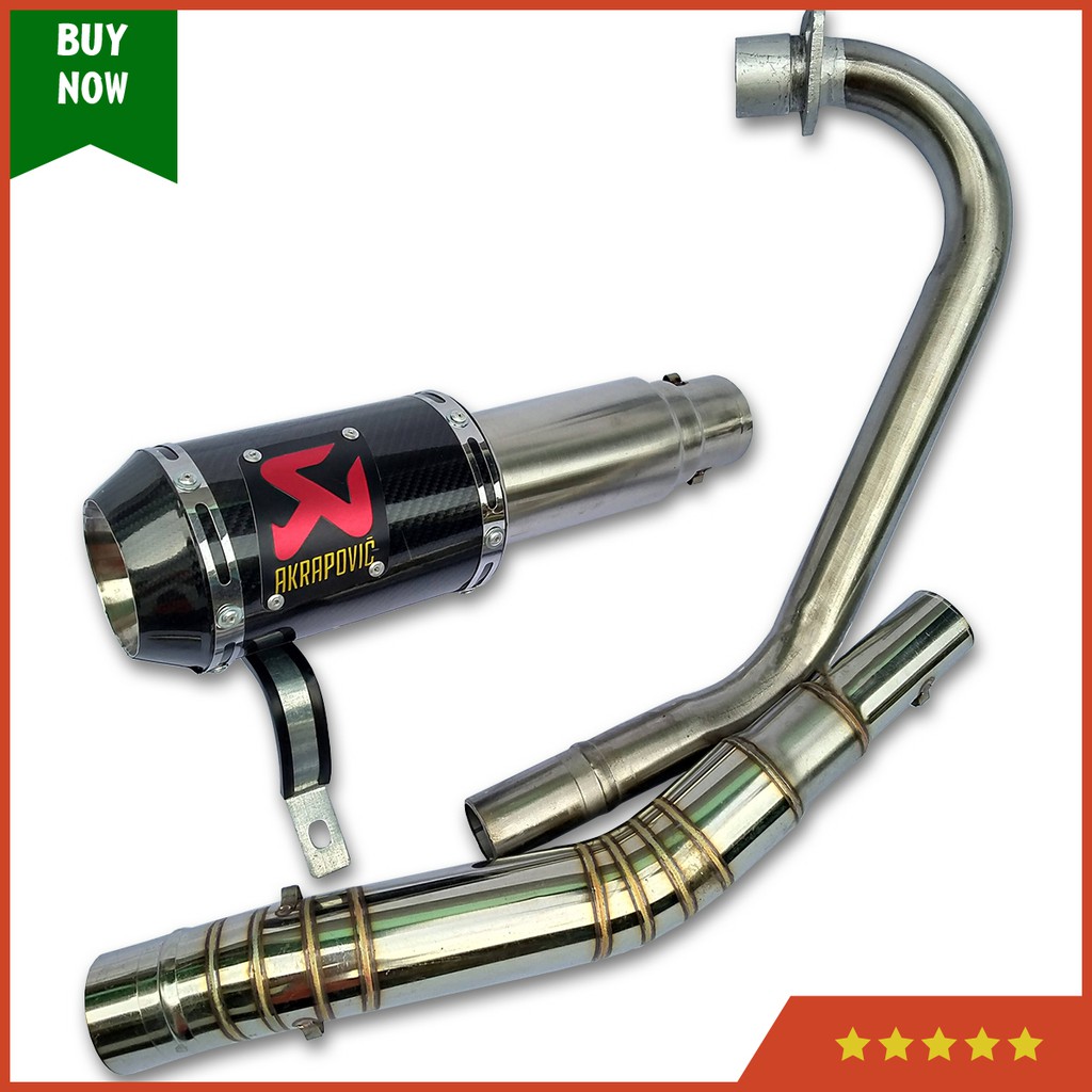 KNALPOT RACING AKRAPOVIC GP LORENZO VIXION R15 XABRE GSX R150 CBR 150R ORIGINAL PURBALINGGA