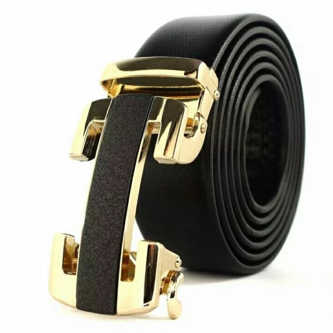 [BISA COD] IKAT PINGGANG GESPER SABUK PRIA MODEL KEPALA GOLD MODEL REL HERMES