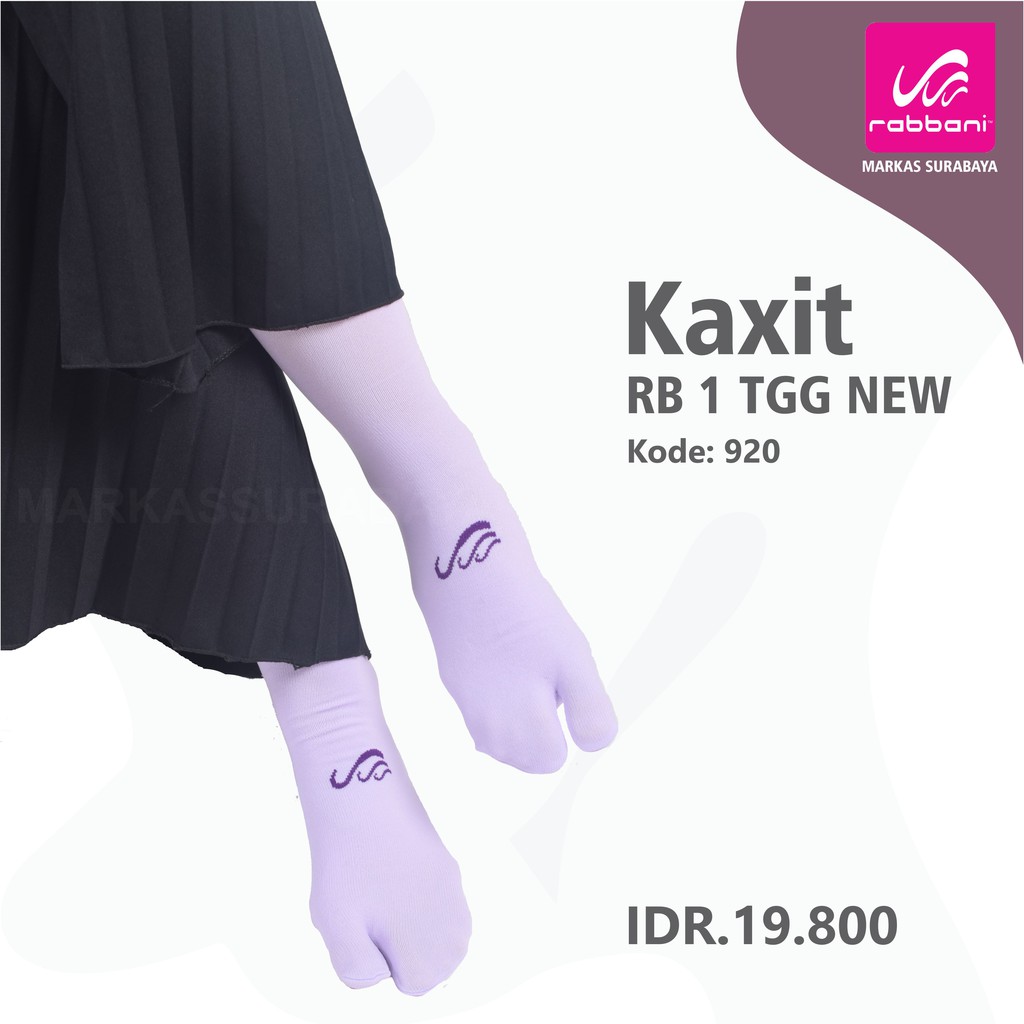 Kaos kaki tanggung jempol Rabbani-920 = Ungu Cerah