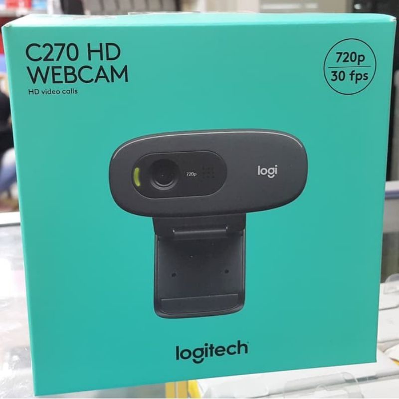 Logitech Mini Webcam HD 720P with Microphone - C310 - Black