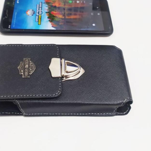 Dompet Sarung hp Pria 7 inci Tas Pinggang Cover Casing Handphone Case