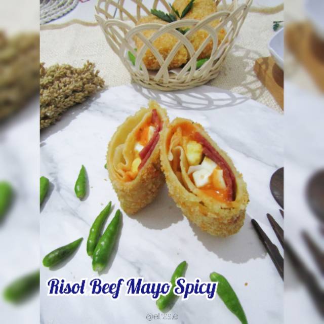 

RISOL BEEF MAYO SPICY 25K /6 PCS