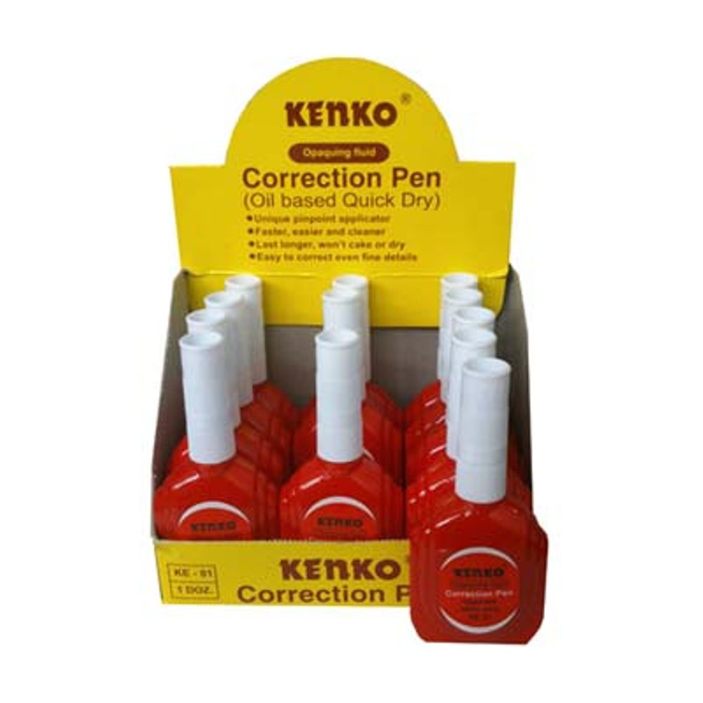 ECER Tip Ex KE 01 Cair Kenko Correction Pen Shopee ECER Tip Ex KE 01 Cair Kenko Correction Pen Shopee