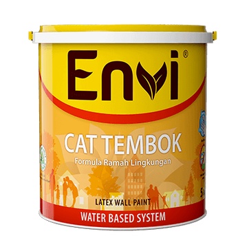 Ready Mix ENVI Cat Tembok 5Kg Wallpaint Exterior Interior