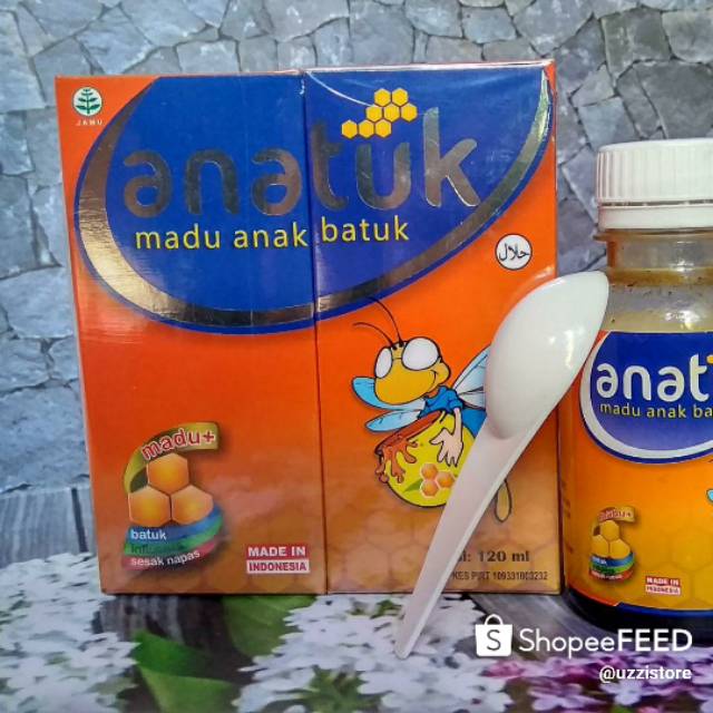 READY STOK ANATUK, MADU BATUK ANAK SEKALIGUS OBAT BATUK BAYI AMPUH USIR BATUK PILEK