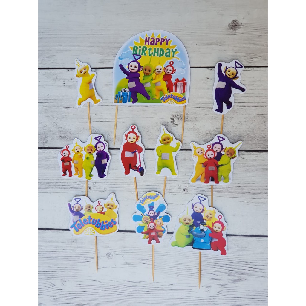 Topper Kue Teletubbies (10pcs)