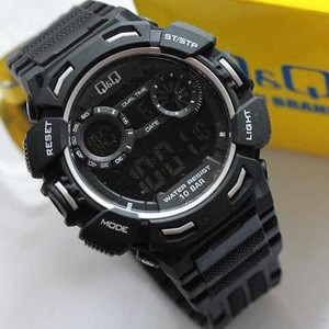 JAM TANGAN DIGITAL QQ M148 JAM QNQ M 148 JAM PRIA SPORT Q&Q M148J ORI