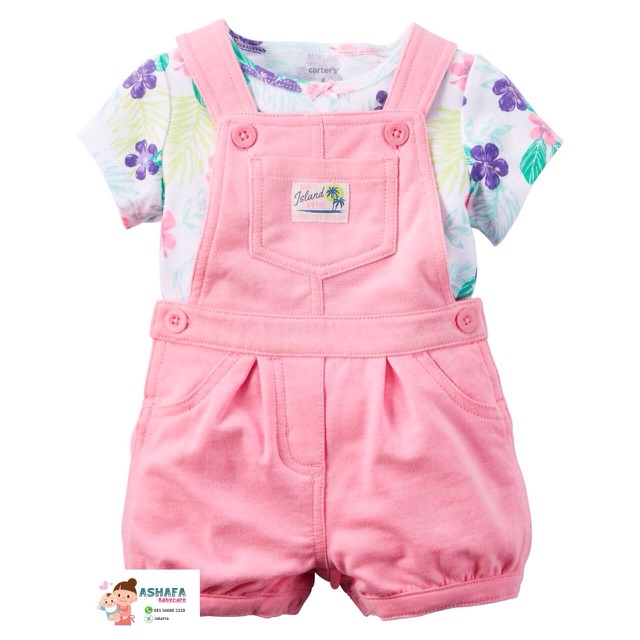 Jumper Carters Set Flowers - Baju Kodok