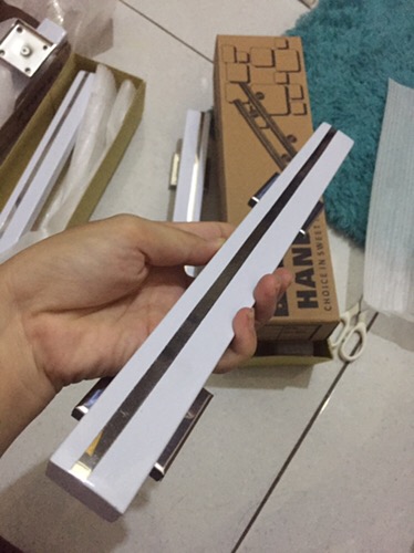 Handle Pintu Rumah Kotak 1 X 4 X 45 Cm Jembatan Lengkung Tarikan Gagang Kunci Lis Stainles Minimalis