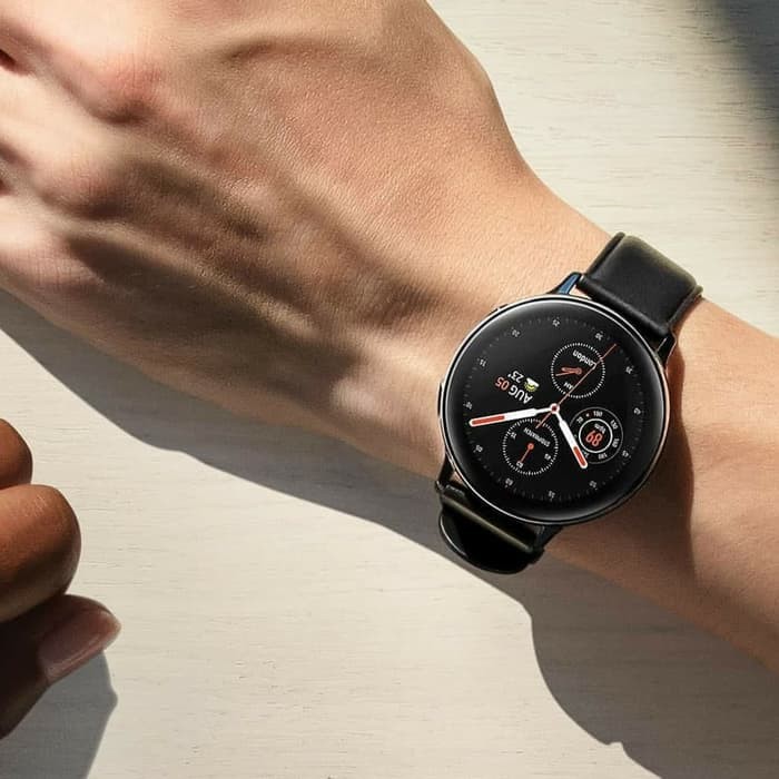 Samsung Galaxy Watch Active 2 Stainless steel- 44mm GARANSI RESMI SEIN