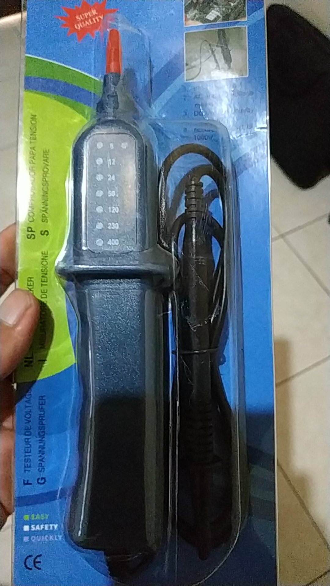 Test Pen Ac Dc Vt15b 8 In 1 / Tespen Voltage Tester Ip54 Tahan Air Induksi Multifungsi