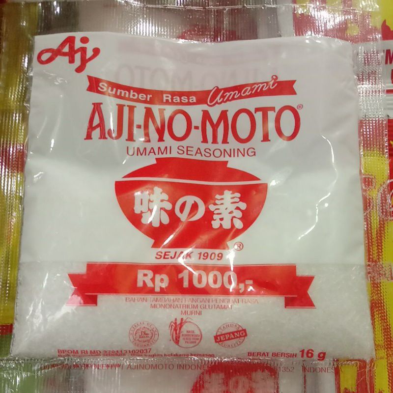 MSG Ajinomoto 16gr Renteng