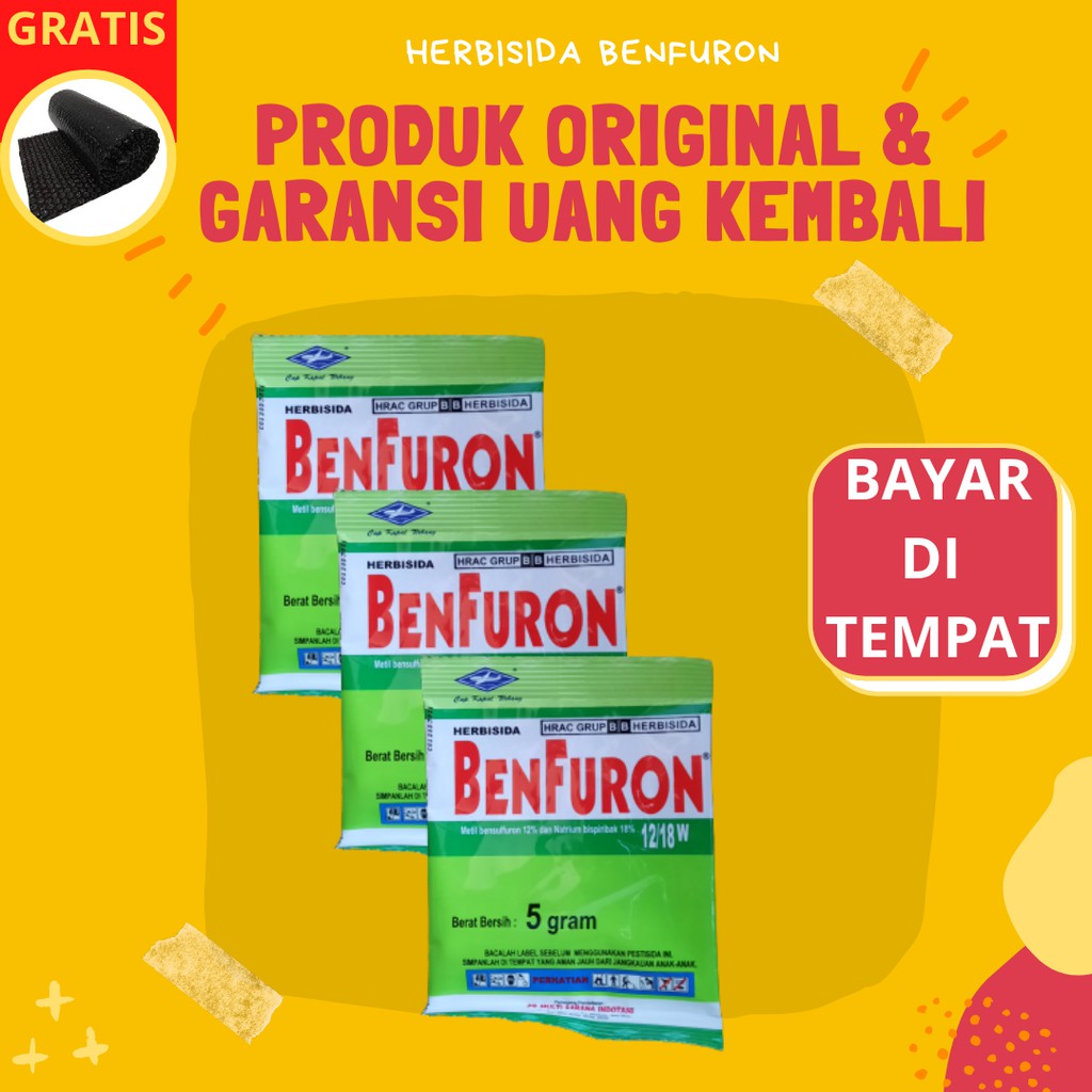 Herbisida Racun Pembasmi Selektif Rumput di Sawah Padi - BENFURON 12/18 WP