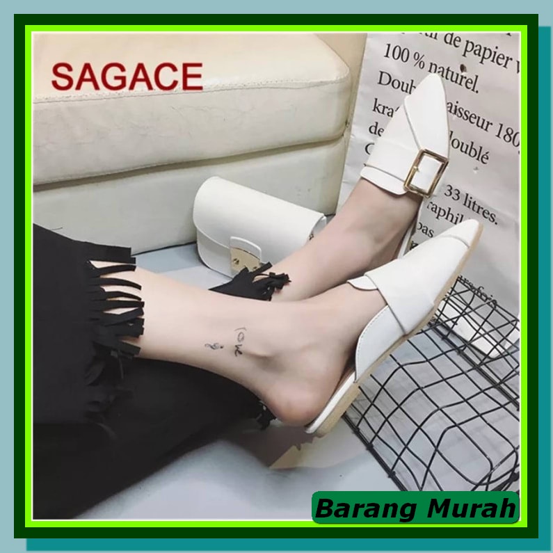 Sepatu Import/Sepatu Wanita/Sepatu Batam Jr Flat Shoes Bj C582-27 OR545 Ij 05 Flatshoes Ring Pita