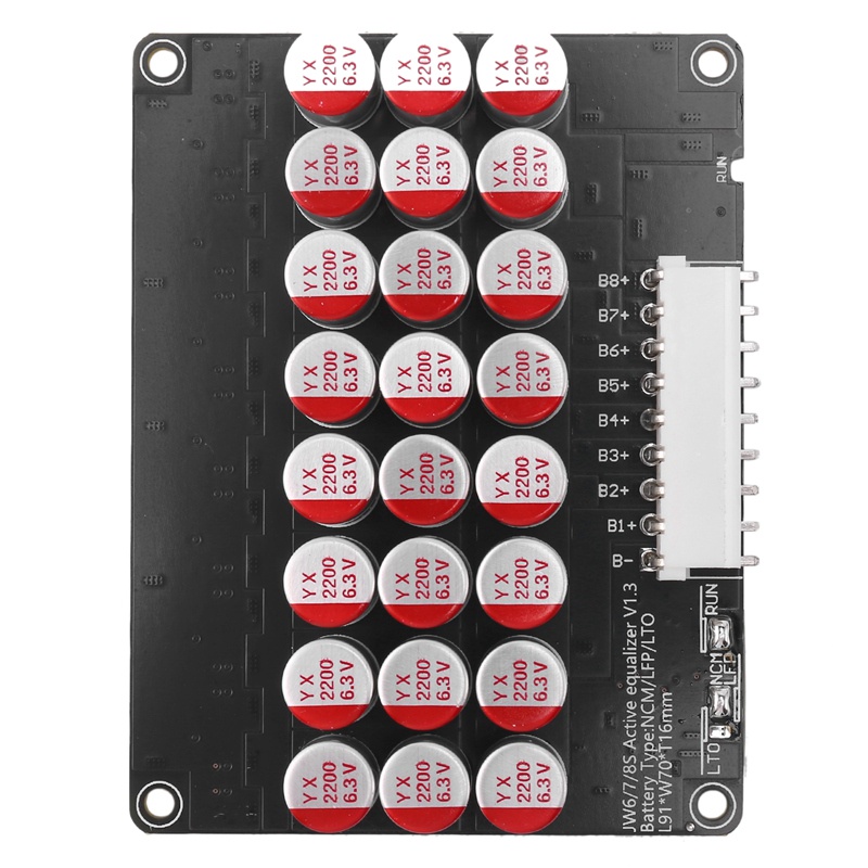 Whole Group Balancer 8S 5A Active Lithium Lipo Lifepo4 Battery Equalizer Energy Transfer  BMS Board