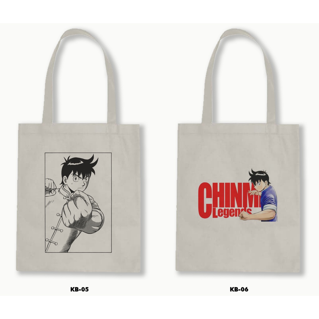 TOTE BAG BLACU - KUNGFU BOY / CHINMI