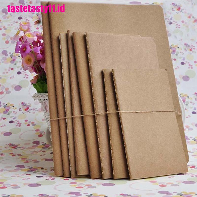 【TTID】Kraft paper notebook blank notepad book vintage journal notebooks