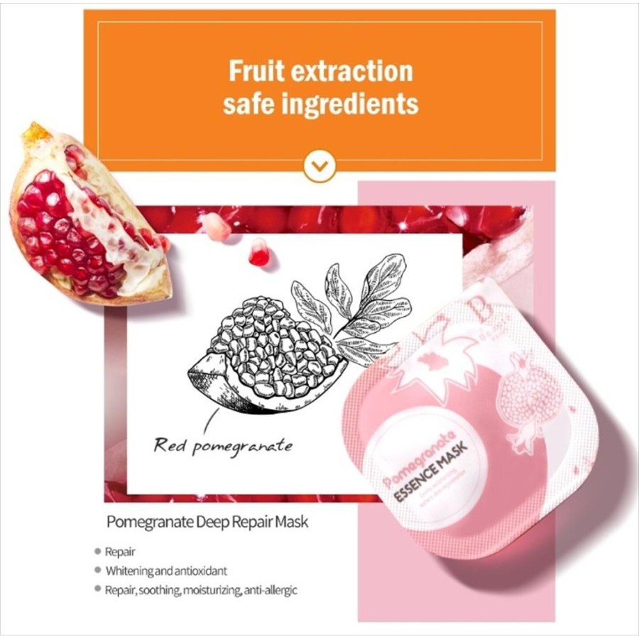 Premiere Beaute Natural Fruit Jelly Essence Sleeping Masker Wajah Anti Aging