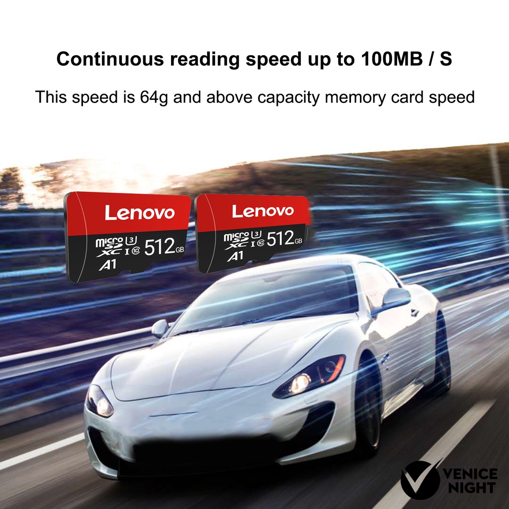 (SC) Lenovo Memory Card TF 512GB 1TB Ultra Tipis Anti Air / Magnetik Untuk Kamera