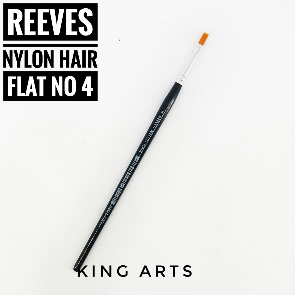 

Kuas Reeves Nylon Hair Flat No. 4