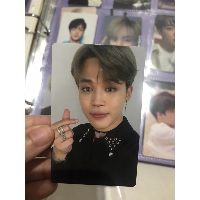 Photocard pc official Fake love jepang bts park jimin
