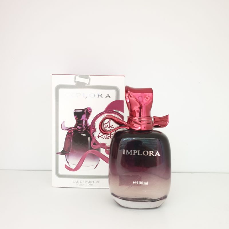 Implora Eau De Parfum Pink Ribbon Woman Rumah Cantik 354 Parfum / Body Mist Yang Memiliki Keharuman Yang Tahan Lama di Badan