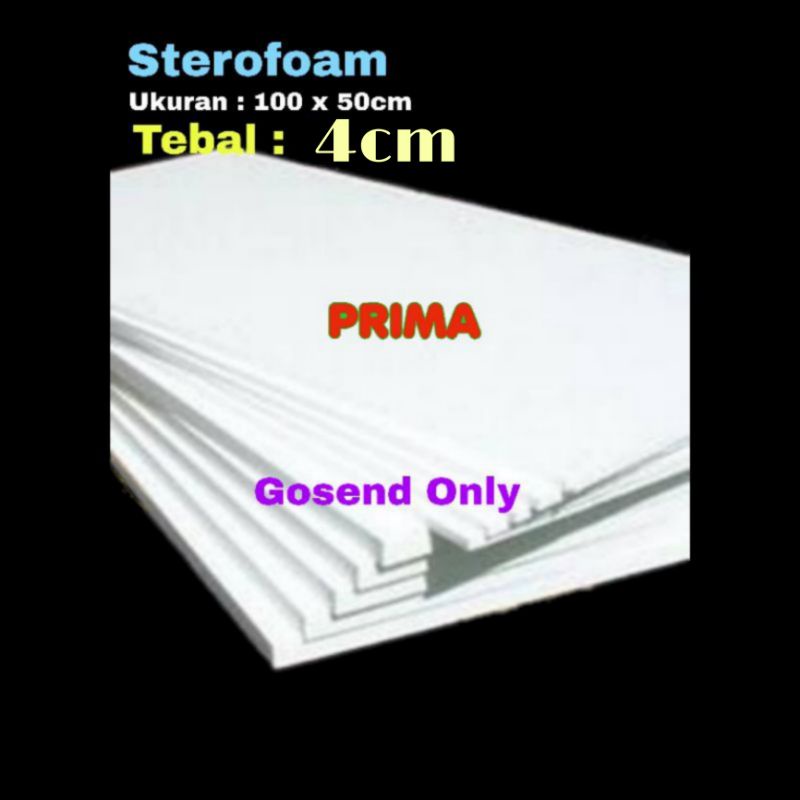 GABUS / STEROFOAM TEBAL 4CM 100X50Cm