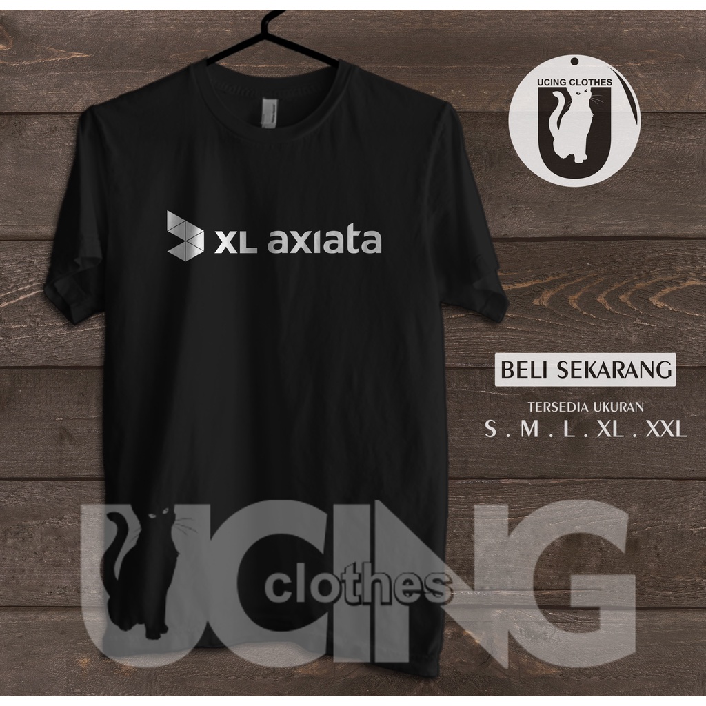 Kaos Baju XL Axiata Logo Kaos Perusahaan