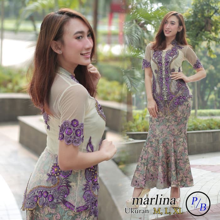 Kebaya Marlina Cream